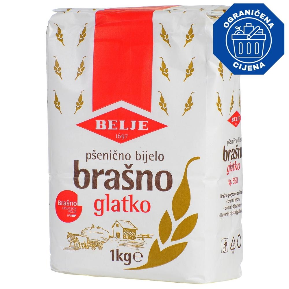 BELJE Brašno glatko tip-550 1kg - Akcija u trgovini Pivac