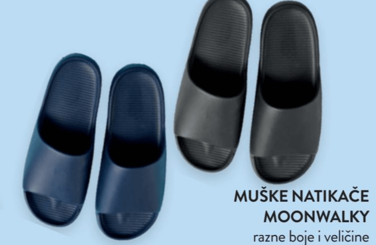 Muške natikače Moonwalky - Akcija u trgovini Spar