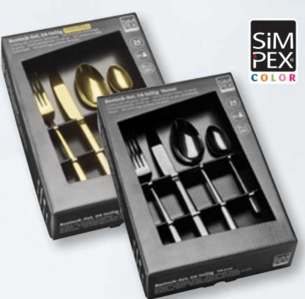 Pribor za jelo Simpex Color Vesuv 24/1 - Akcija u trgovini Interspar