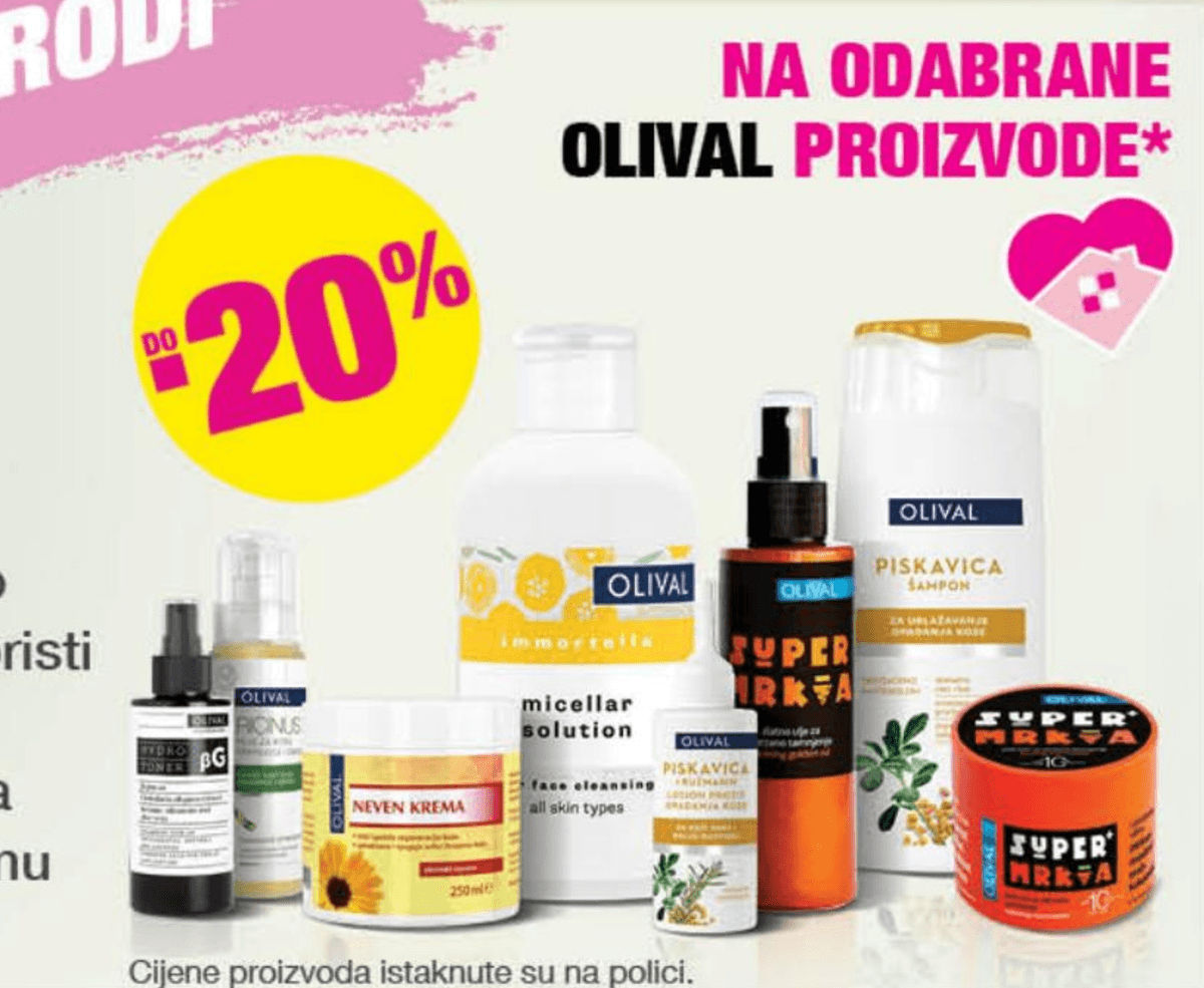 Odabrani Olival proizvodi - Akcija u trgovini Bipa