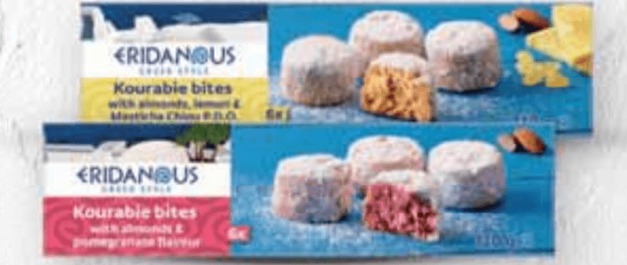 ERIDANOUS Prhki keksi s bademima 130 g - Akcija u trgovini Lidl