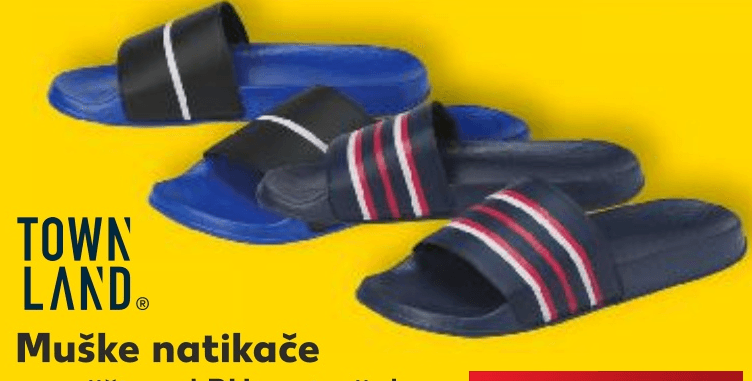 Muške natikače TOWN LAND® - Akcija u trgovini Kaufland