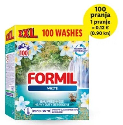 Formil Deterdžent za pranje rublja 6 kg - Akcija u trgovini Lidl