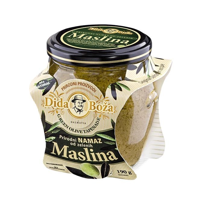 Dida Boža Namaz od zelenih maslina 190 g - Akcija u trgovini Bipa