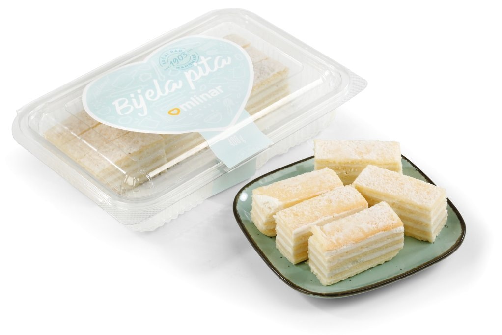 Kolač Bijela Pita Mlinar 400 g - Akcija u trgovini Spar