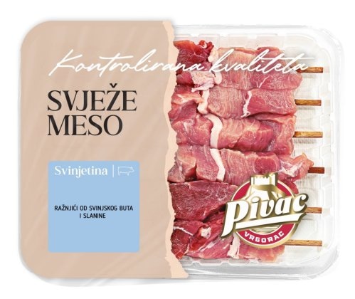 Pivac Ražnjići od buta s paprikom 510g - Akcija u trgovini Konzum