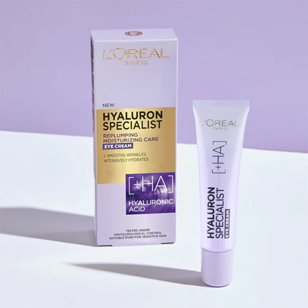 L'Oréal Hyaluron Specialist Replumping Moisturizing Care Eye Cream - Akcija u trgovini Bipa