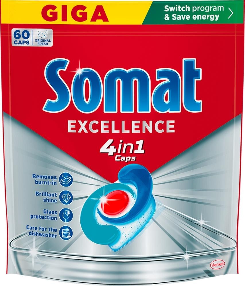 Somat kapsule 4u1 ili 5u1 54/60 pranja Akcija u trgovini Lidl