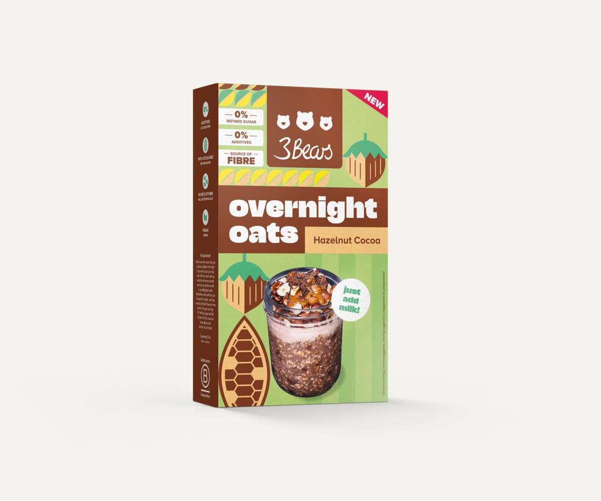 3BEARS Overnight Oats 400 g - Akcija u trgovini Mueller