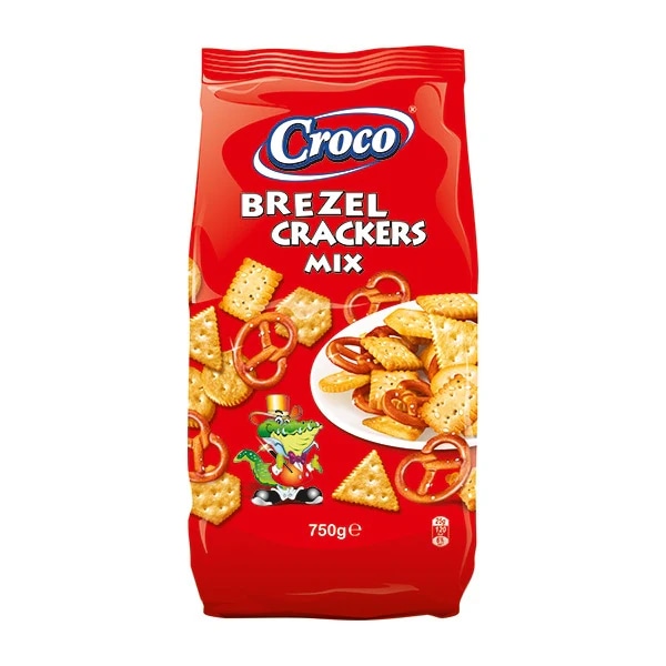 Croco Brezel Crackers Mix 750 g - Akcija u trgovini KTC