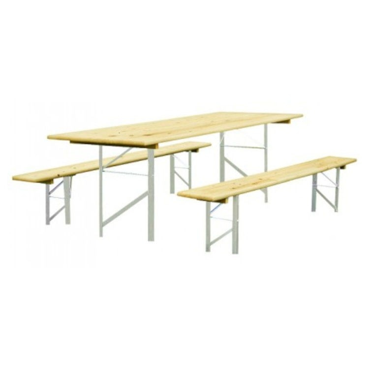 Vrtna garnitura 200x80 cm s klupama 200x80 cm Akcija u trgovini Alles