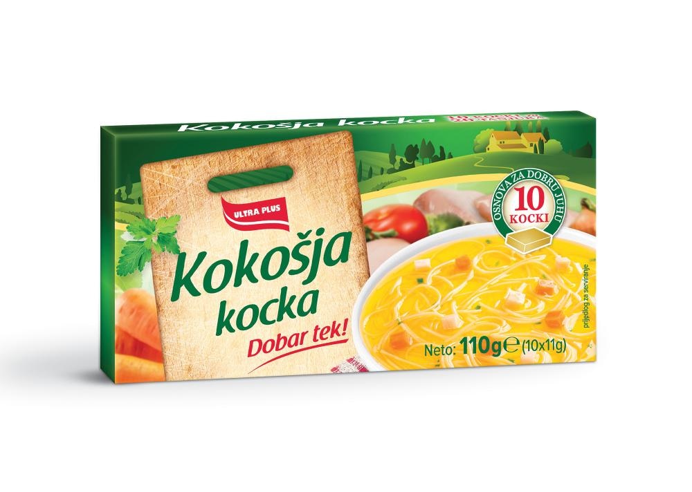 Ultra Plus Kokošja kocka 110 g - Akcija u trgovini Ribola