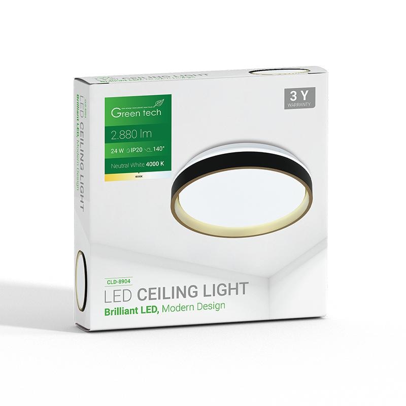 Green tech LED plafonjera 24 W, Ø 39 cm - Akcija u trgovini Pevex