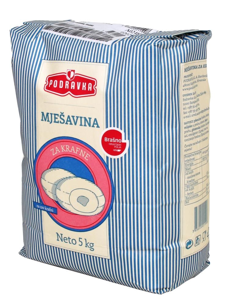 Brašno mješavina za krafne i fritule Podravka 1 kg - Akcija u trgovini NTL