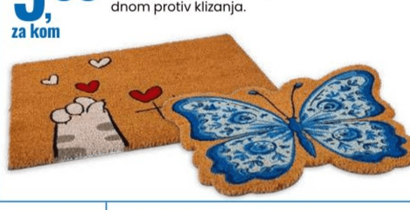 Otirač 40 x 60 cm 40 x 60 cm - Akcija u trgovini Eurospin