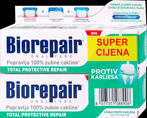 Biorepair pasta za zube 2 x 75 ml - Akcija u trgovini Mueller
