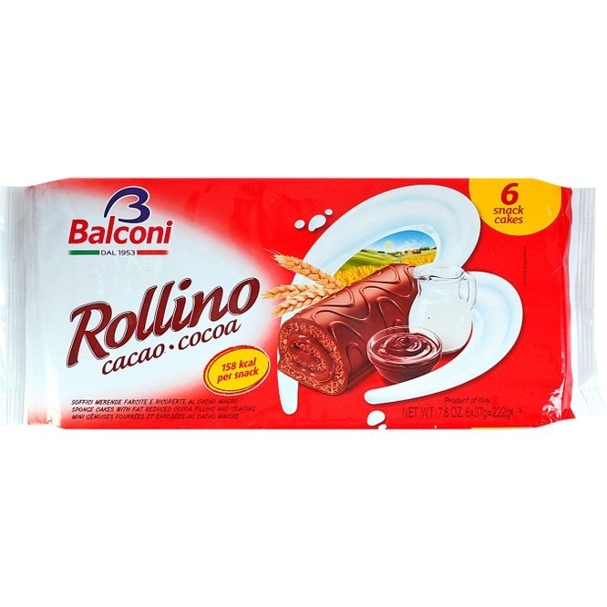 BALCONI Biskvitna tortica Rollino 222 g - Akcija u trgovini Kaufland