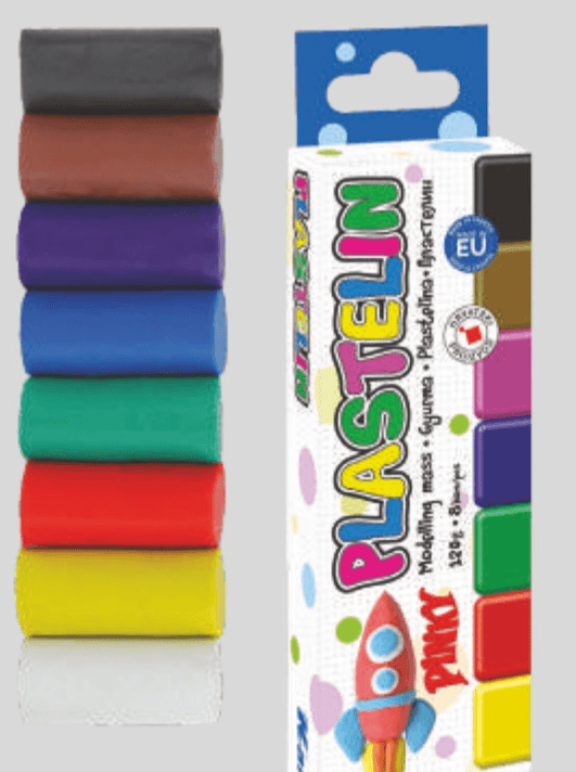 Karbon Plastelin 8 boja, 120 g - Akcija u trgovini Tommy