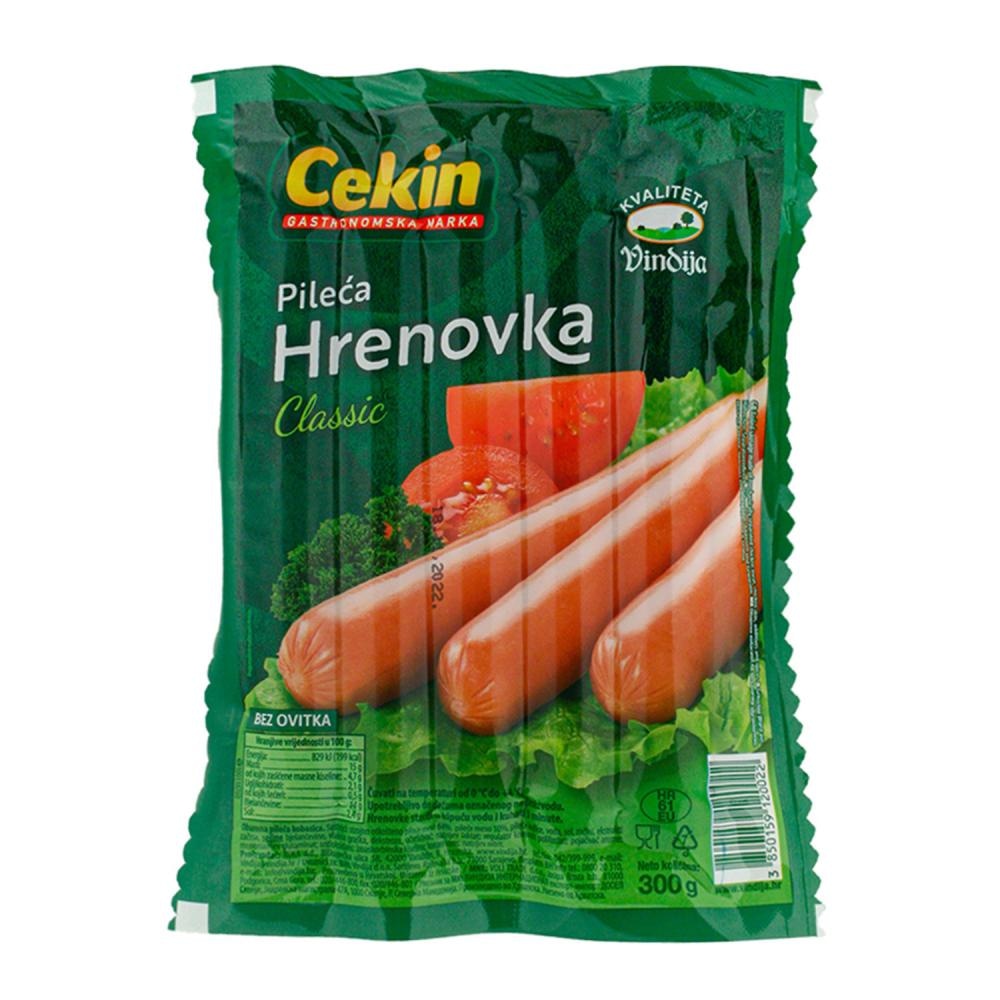 Cekin Pileća hrenovka bez ovitka 300 g Akcija u trgovini NTL