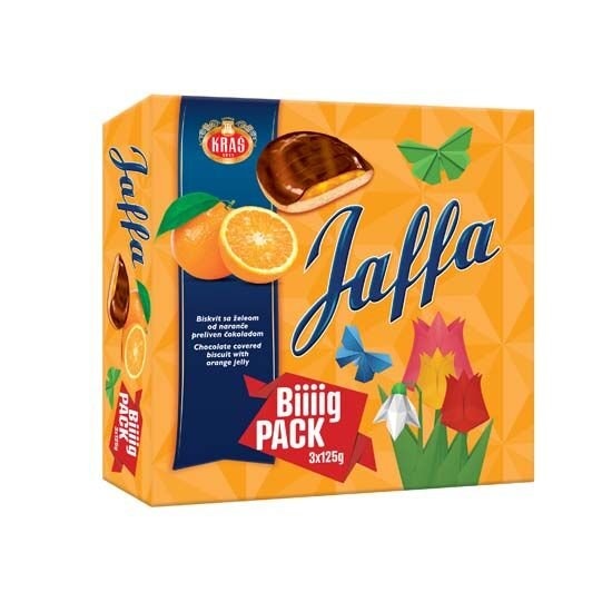 Kraš Keksi Jaffa 3x 125 g - Akcija u trgovini Plodine