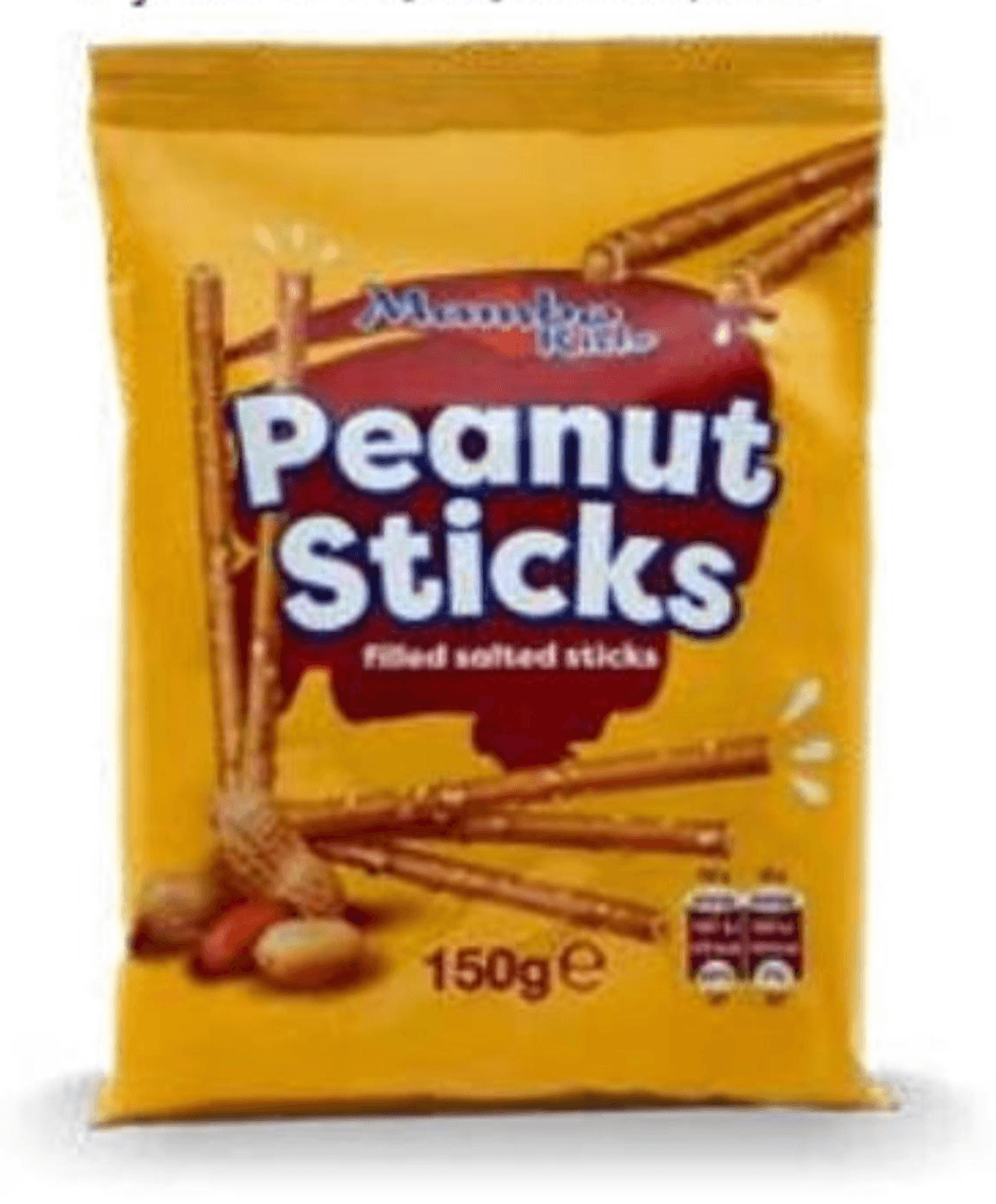 Štapići punjeni s kikirikijem 150 g Mambo Kids - Akcija u trgovini Eurospin