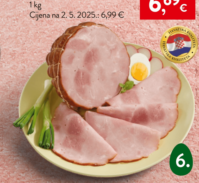 Dimljena rolana lopatica Medven 1 kg - Akcija u trgovini Interspar