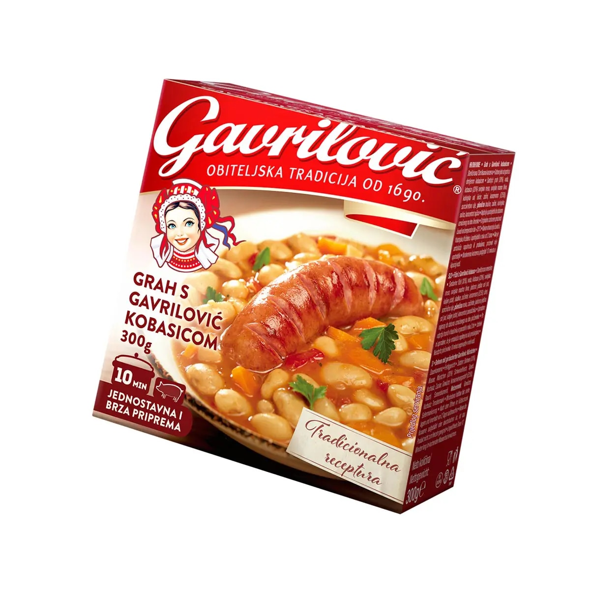 Grah Gavrilović S kobasicom 300 g - Akcija u trgovini Boso