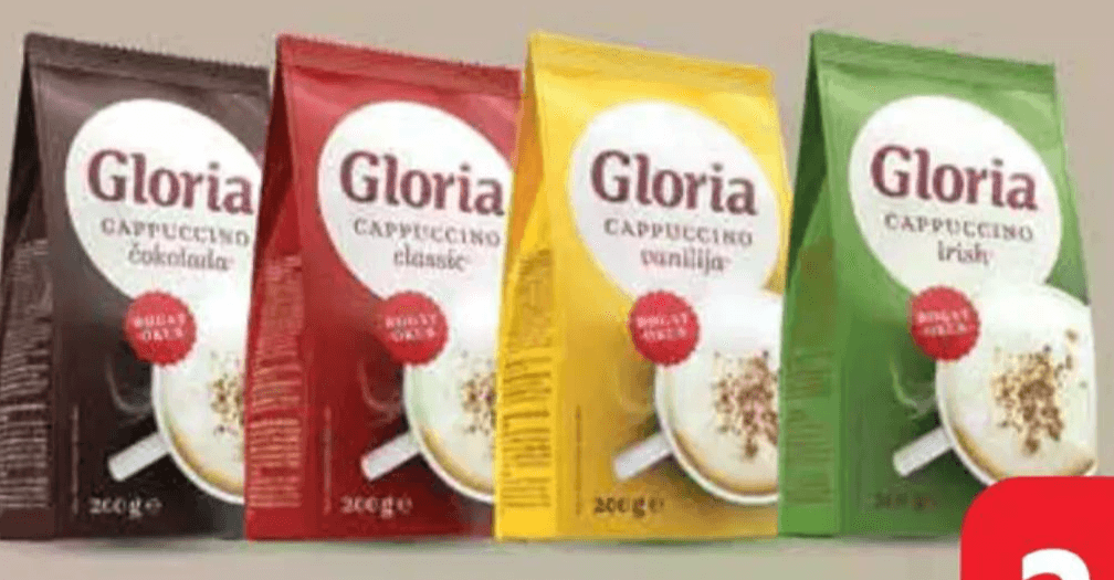 Gloria Cappucino 200 g - Akcija u trgovini Plodine