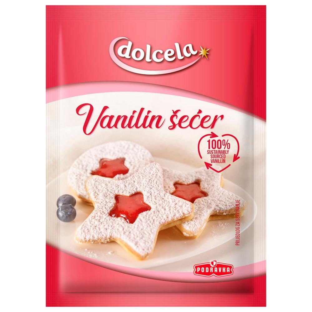 Vanilin šećer ili prašak za pecivo Dolcela 10x8 g ili 10x12 g - Akcija u trgovini KTC