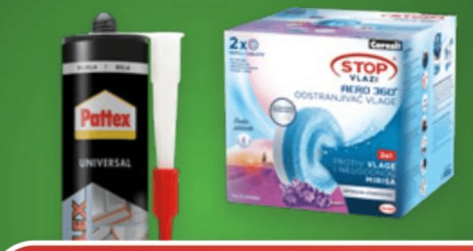 Ceresit i Pattex proizvodi - Akcija u trgovini Spar