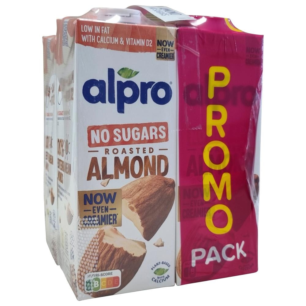 Alpro Napitak badem, bez šećera 4x1l - Akcija u trgovini Konzum