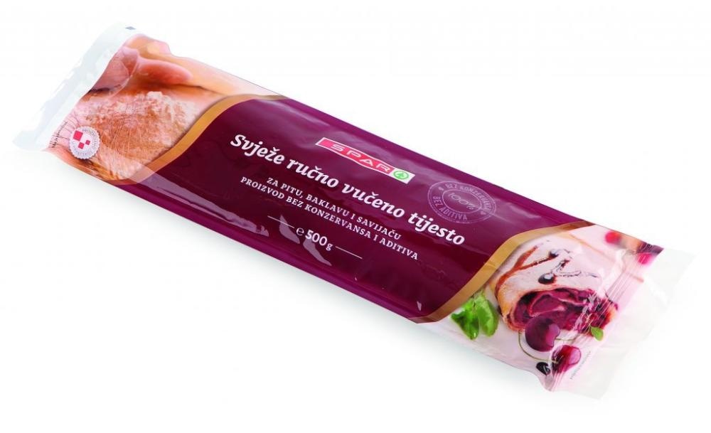 Svježe ručno vučeno tijesto 500 g Spar - Akcija u trgovini Spar