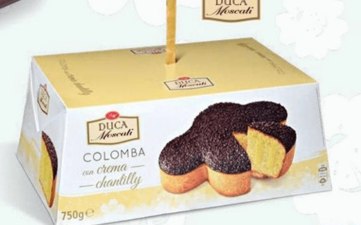 Kolač Colomba s kremom Chantilly 750 g Duca Moscati - Akcija u trgovini Eurospin