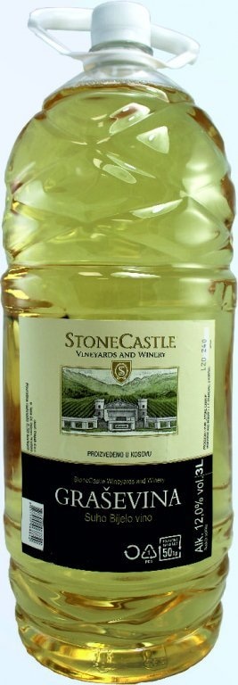 Vino Stone Castle Graševina 3 l - Akcija u trgovini Boso