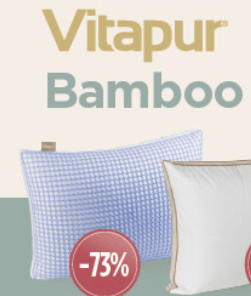 Vitapur Bamboo Adapt jastuk - Akcija u trgovini Konzum