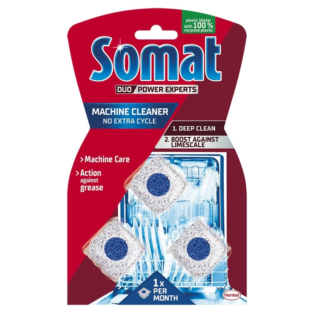 Čistač perilice posuđa u tableti Somat 0.60 kg (3 x 0.20 kg) - Akcija u trgovini NTL