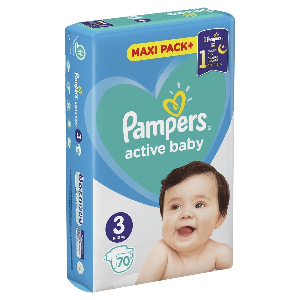 Pampers Dječje pelene 70 kom ili 54 kom Akcija u trgovini Tommy