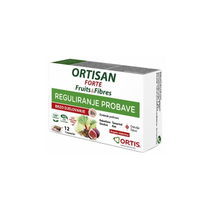 Ortisan forte voćne kocke 12 kom. - Akcija u trgovini Dm