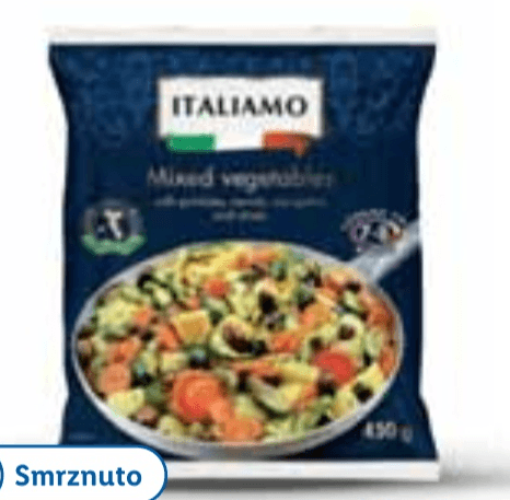 Miješano povrće 450 g Italiamo - Akcija u trgovini Lidl