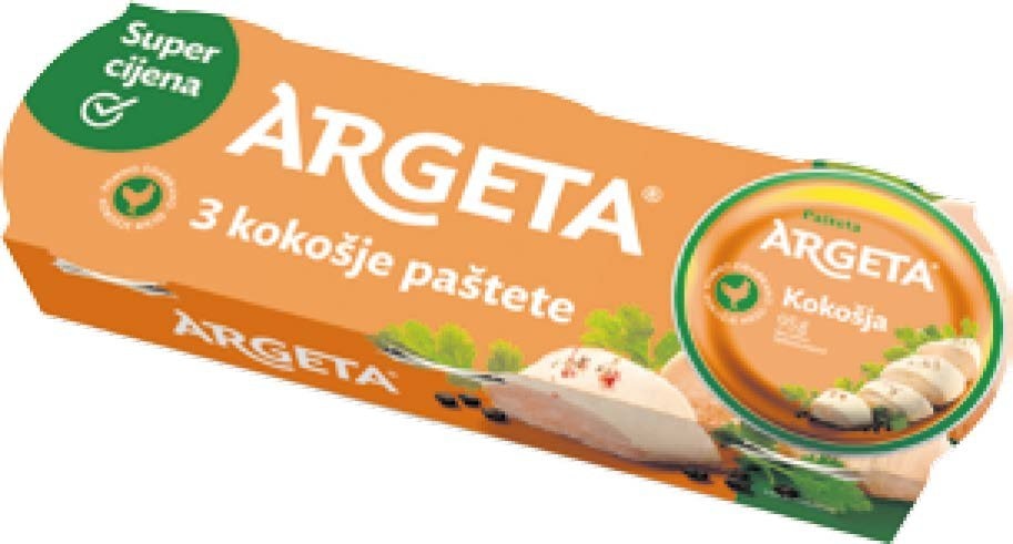 Argeta pašteta 3x95g Akcija u trgovini Konzum