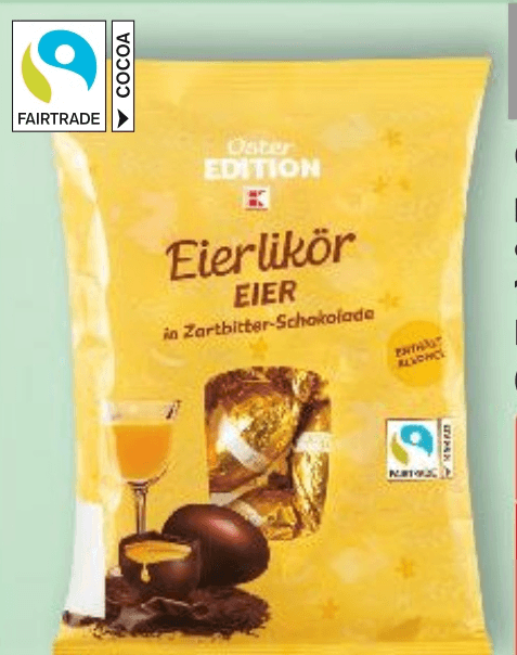 Čokoladna jaja punjena likerom od jaja 150 g - Akcija u trgovini Kaufland