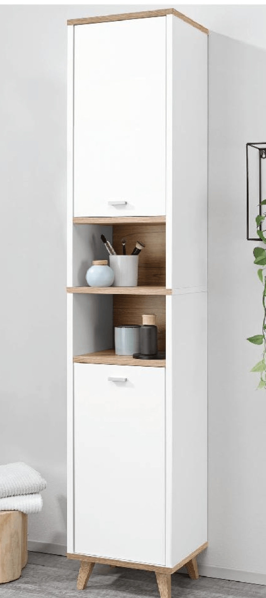 Visoki ormar za kupaonicu 1 komad LIV&BO - Akcija u trgovini Kaufland