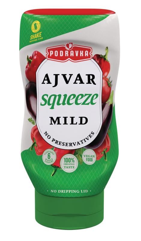Podravka blagi ajvar squeeze 310 g - Akcija u trgovini Bakmaz