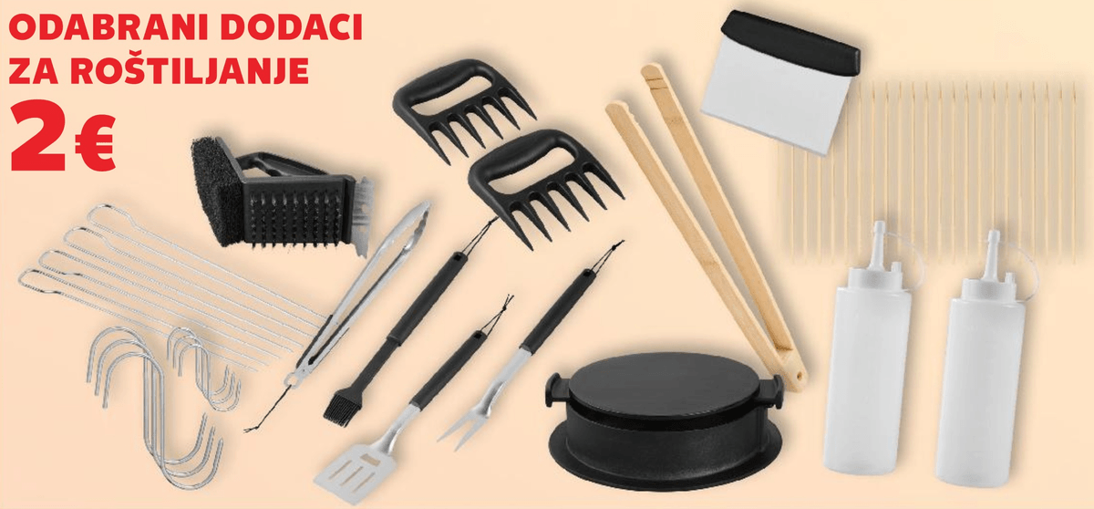 Odabrani dodaci za roštiljanje - Akcija u trgovini Kaufland