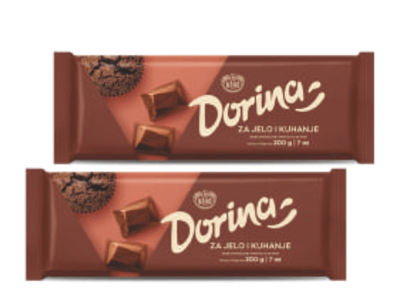Dorina, Kraš Čokolada 200 g - Akcija u trgovini Tommy