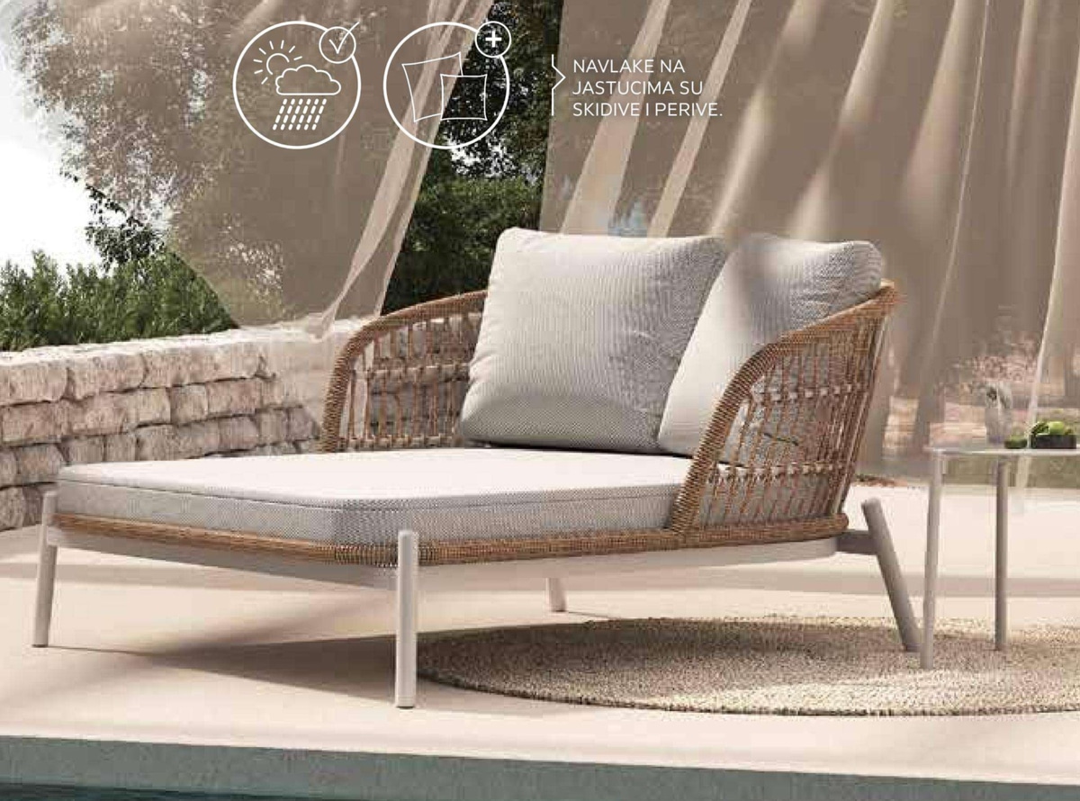 Vrtna ležaljka Angel Ambia Garden - Akcija u trgovini Lesnina
