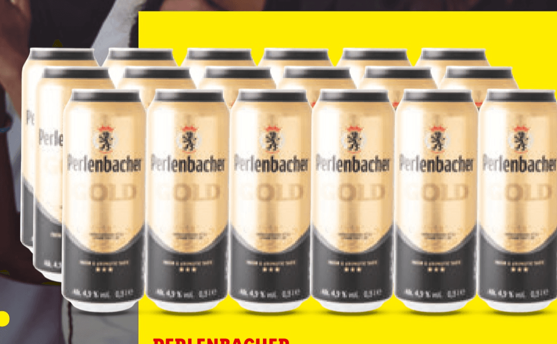 Perlenbacher Gold pivo 18 x 0.5 l Akcija u trgovini Lidl
