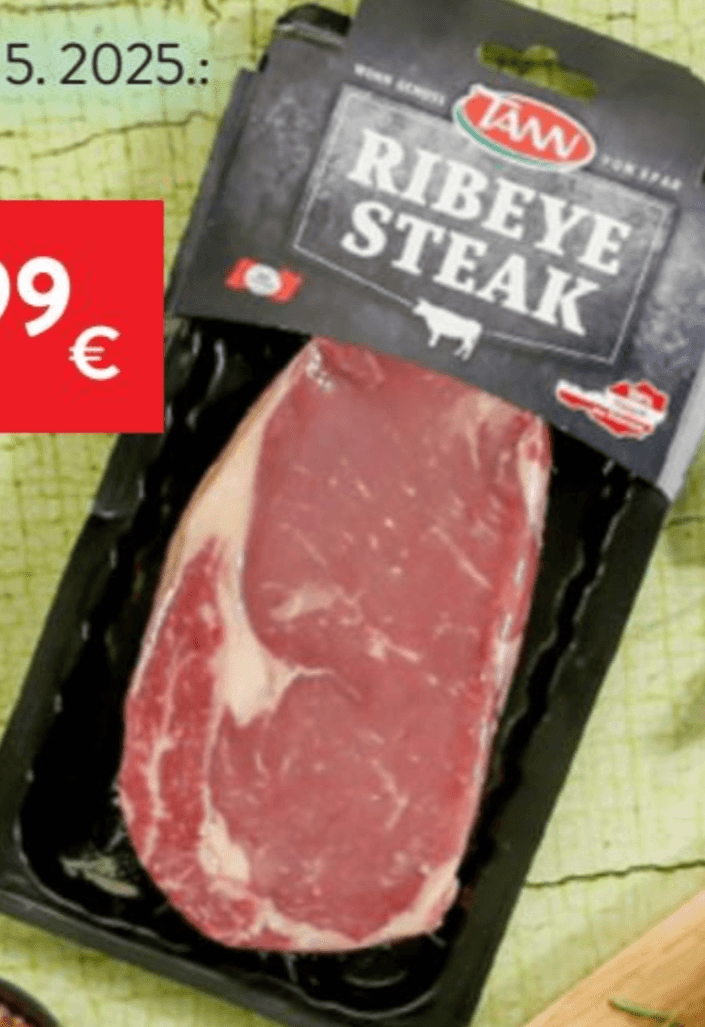 Ribeye Steak Tann 1 kg - Akcija u trgovini Spar