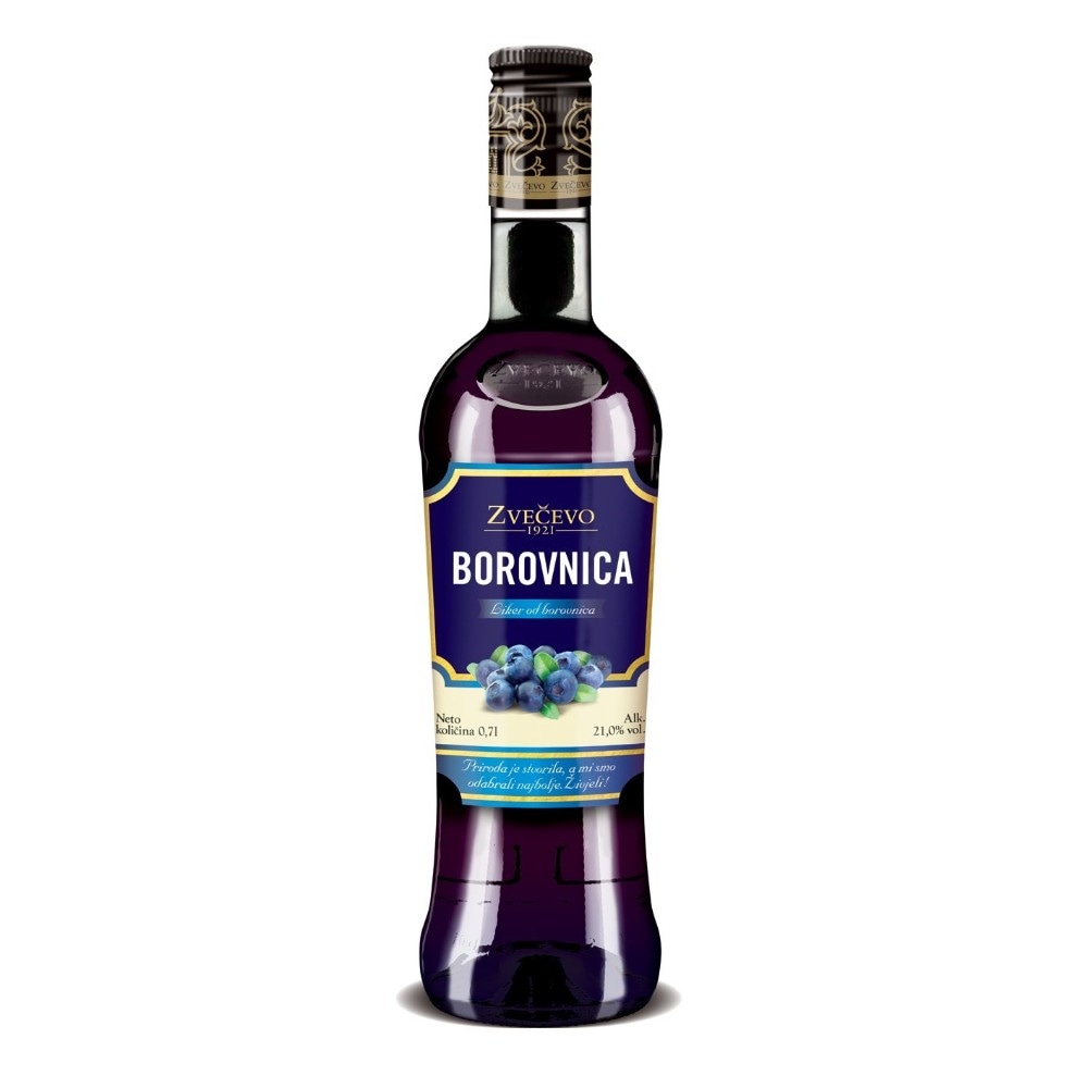 Zvečevo Likor Borovnica 0,7 l Akcija u trgovini Trgovina Krk