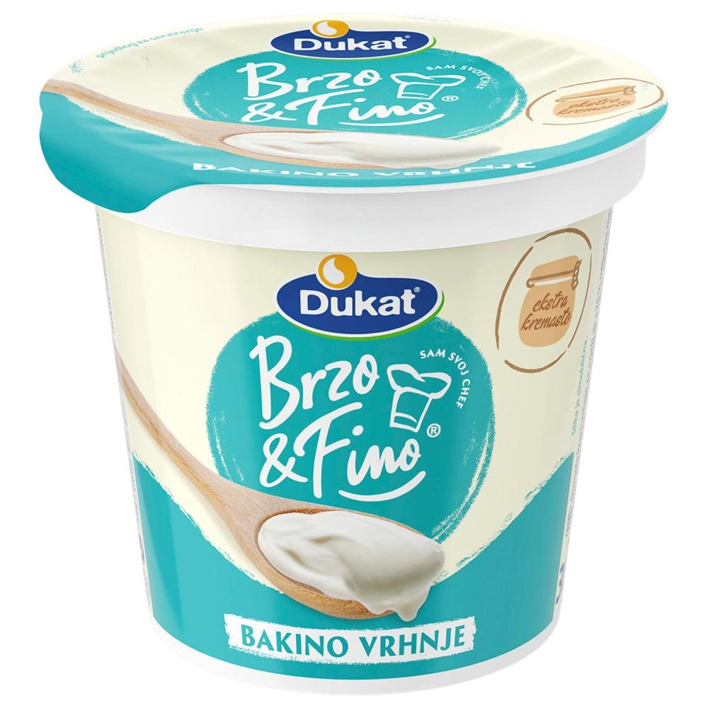 Kiselo vrhnje Brzo & Fino 300g Dukat - Akcija u trgovini KTC